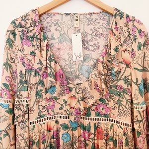 Spell | Dresses | Spell Sayulita Frill Gown Nwt | Poshmark